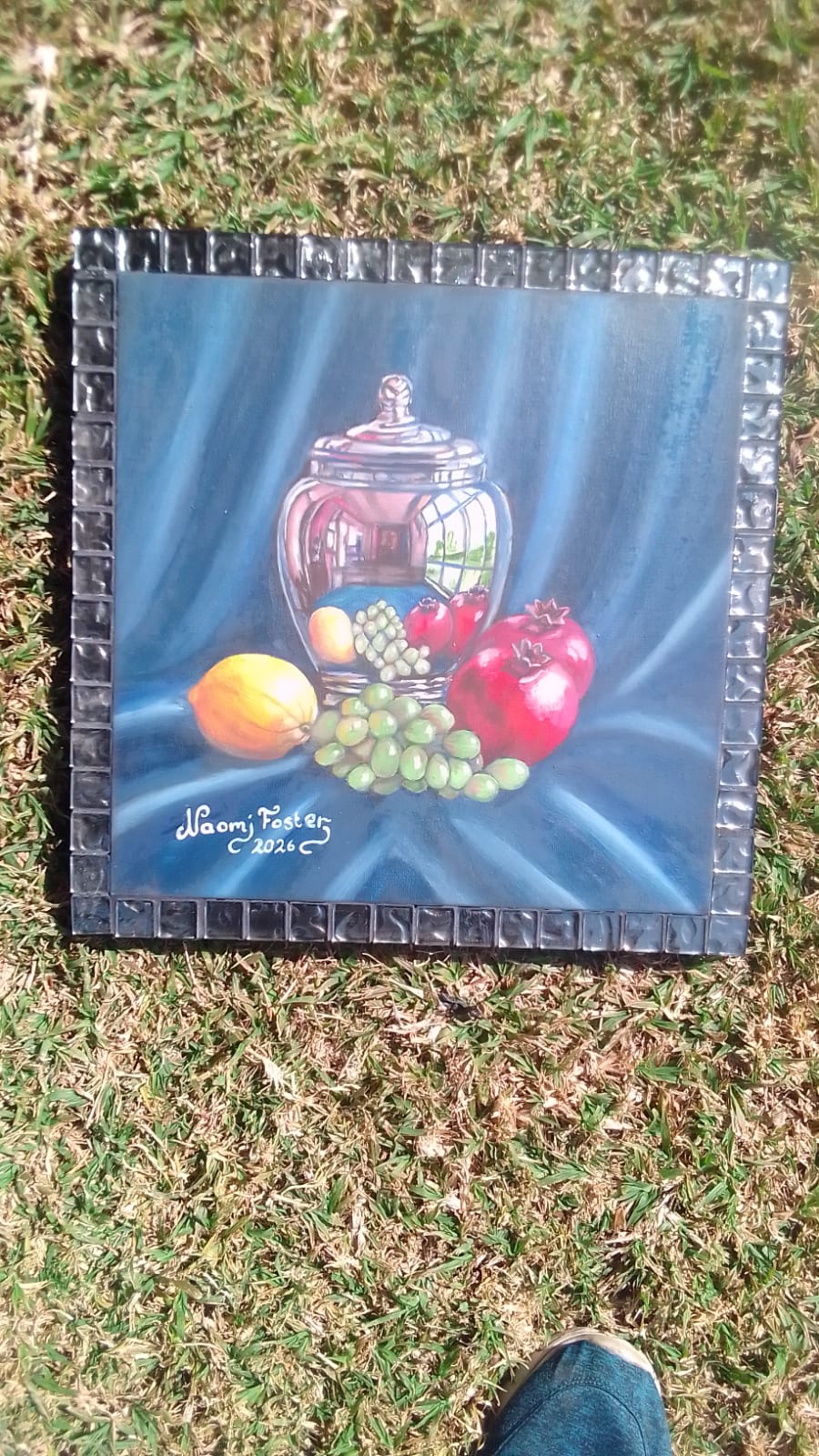 Silver Jar, Fruit and Light 